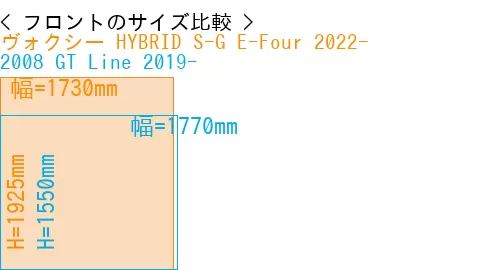 #ヴォクシー HYBRID S-G E-Four 2022- + 2008 GT Line 2019-